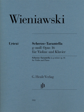 Scherzo-Tarantella g-Moll op.16 fr Violine und Klavier