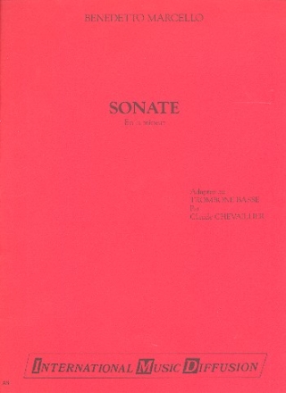 Sonate en la mineur pour trombone basse et piano