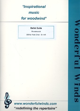 Ballet Suite  for 4 flutes (bass flute ad lib) score and parts
