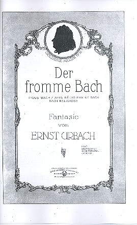Der fromme Bach fr Salonorchester Direktion und Stimmen Archivkopie