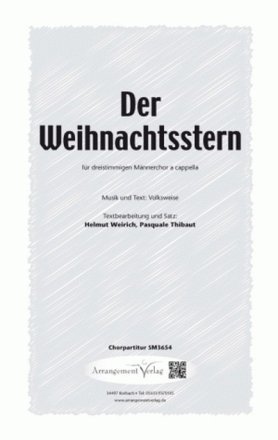 Der Weihnachtsstern fr Mnnerchor a cappella Partitur