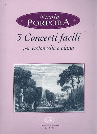 3 Concerti facili per violoncello e piano