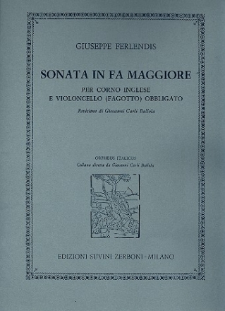 Sonata fa maggiore per corno inglese e violoncello (fagotto) obbligato