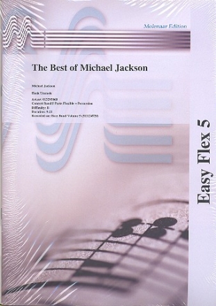 The Best of Michael Jackson: for concert band and percussion score and parts