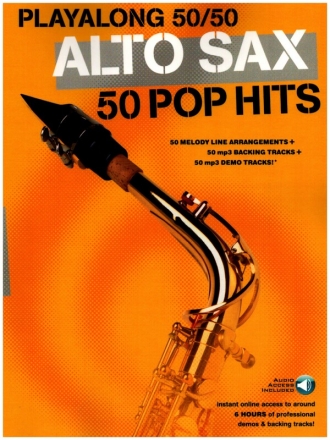 50 Pop-Hits (+Online Audio): for alto saxophone