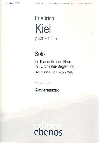 Solo fr Klarinette, Horn und Orchester fr Klarinette, Horn und Klavier Stimmen