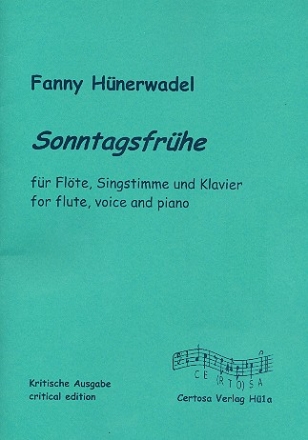 Sonntagsfrhe fr Gesang, Flte und Klavier Partitur