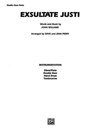 Exsultate jubilate for mixed chorus and instruments instrumental parts