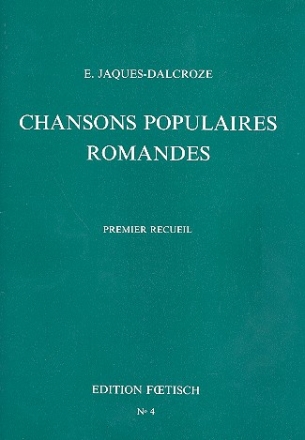 Chanson populaires romandes vol.1 pour 1 (2) voix et piano