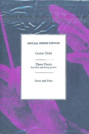 3 Pieces for oboe and string quartet score and parts