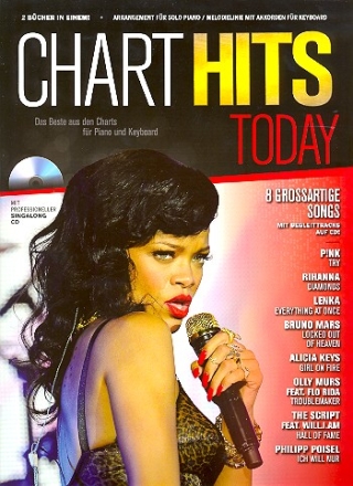 Chart Hits today (+CD): fr Klavier (Keyboard) (mit Texten und Akkorden)