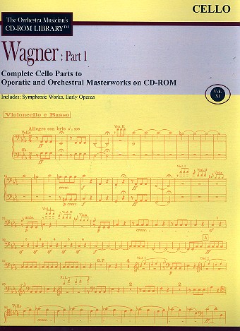 Wagner vol.1 - Cello Parts CD-ROM
