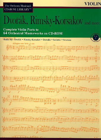 Dvork, Rimski-Korsakow and more - Violin Parts CD-ROM