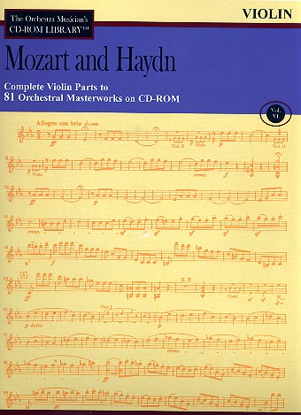 Mozart and Haydn - Violin Parts CD-ROM