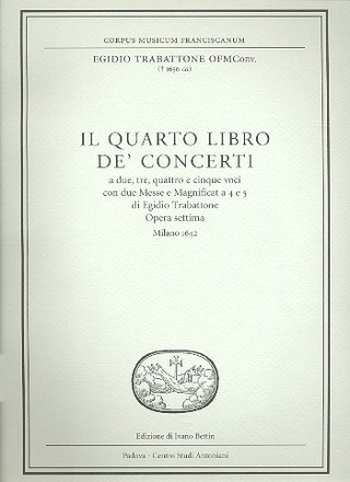 Il quarto libro dei concerti op.7 partitura