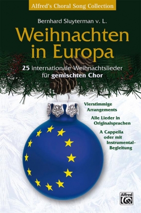 Weihnachten in Europa f�r gem Chor a cappella (Instrumente ad lib) Partitur