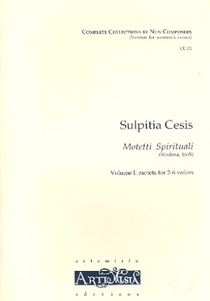 Motetti spirituali vol.1 for 2-6 female voices (chorus) a cappella score