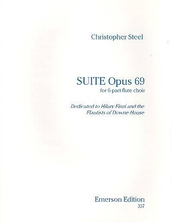 Suite op.69 for 6 flutes (ensemble) score and parts