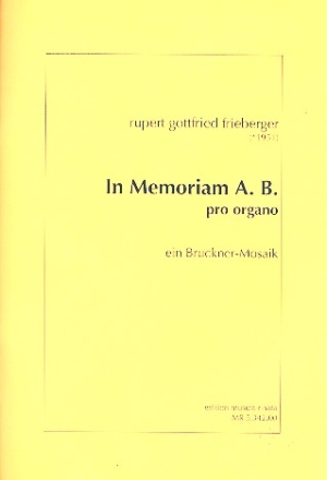 In memoriam A.B. fr Orgel