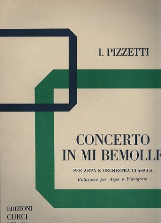 Concerto mi bemolle maggiore per arpa e orchestra per arpa e pianoforte