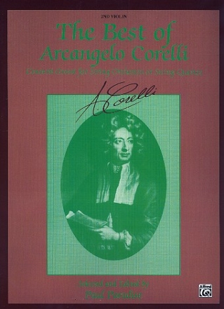 The Best of Arcangelo Corelli for string quartet (string orchestra) violin 2