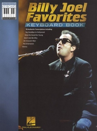 Billy Joel Favorites: keyboard book scongbook /rockscore