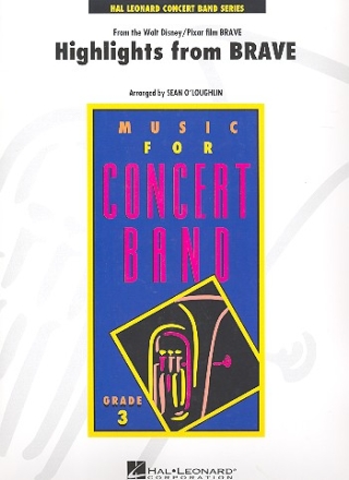 Highlights from Brave: for concert band score and parts