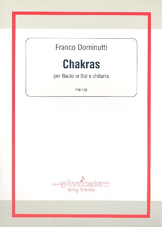 Chakras  fr Altflte in G und Gitarre Partitur und Stimme