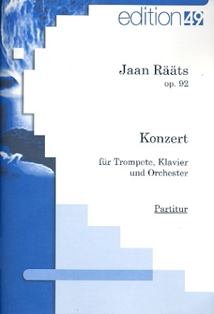 Konzert fr Trompete, Klavier und Orchester Partitur