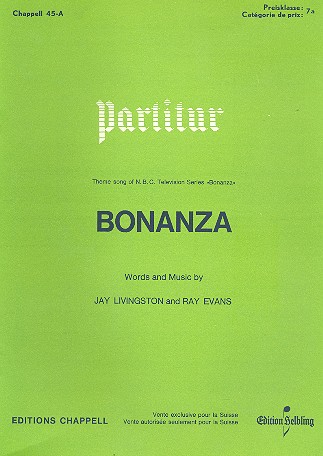 Bonanza: fr Akkordeonorchester Partitur