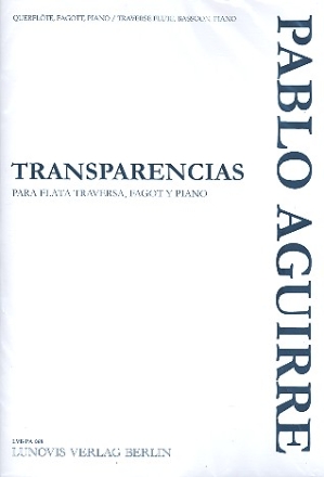 Transparencias fr Flte, Fagott und Klavier Stimmen