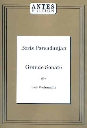 Grande Sonate fpr 4 Violoncelli Partitur und Stimmen