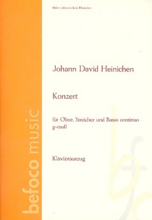 Konzert g-Moll fr Oboe, Streicher und Bc fr Oboe und Klavier