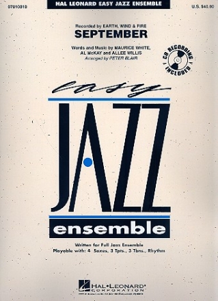 September (+CD): for jazz ensemble score and parts
