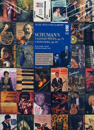 3 Fantasy Pieces op.73  and  3 Romances op.94 (+CD) for clarinet and piano clarinet part