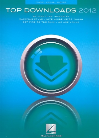 Top Downloads 2012 songbook piano/vocal/guitar