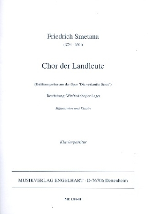 Chor der Landleute fr Mnnerchor und Klavier Partitur