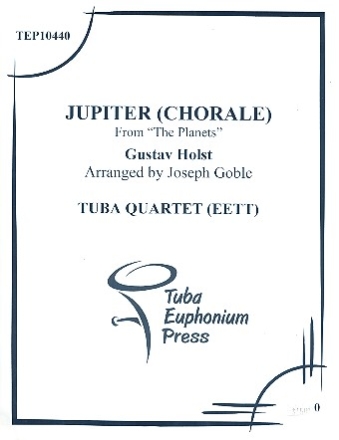 Jupiter (Chorale) for 2 euphoniums and 2 tubas score and parts