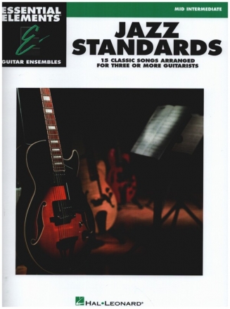 Essential Elements - Jazz Standards for 3 guitars (ensemble) score mid intermediate