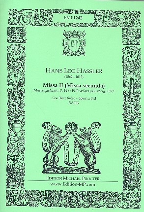 Missa secunda (down a 3rd) for mixed chorus a cappella score