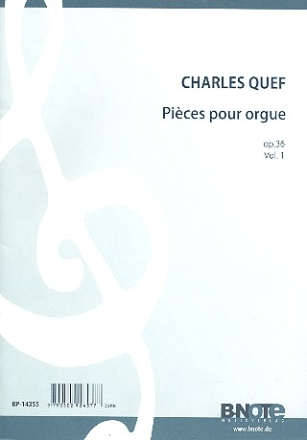Pieces op.36 vol.1 pour orgue Reprint