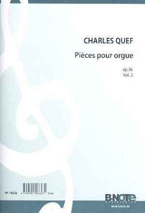Pieces op.36 vol.2 pour orgue Reprint