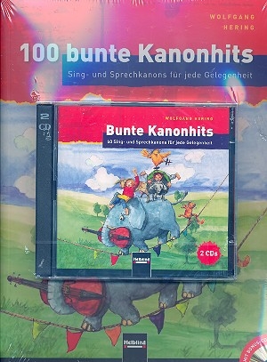 100 bunte Kanonhits Paket (Buch (+CD) +2 CD's)