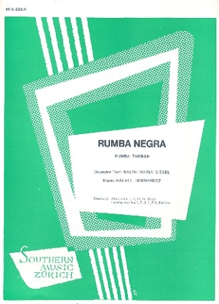 Rumba negra fr Akkordeonorchester Akkordeon 1 (mit Text)