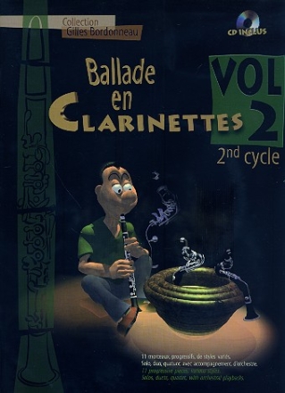 Ballade en clarinetttes vol.2 (+CD) pour 2 clarinettes