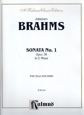 Sonata in e Minor no.1 op.38 for cello and piano