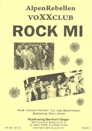 Rock mi - f�r Blasorchester Direktion und Stimmen