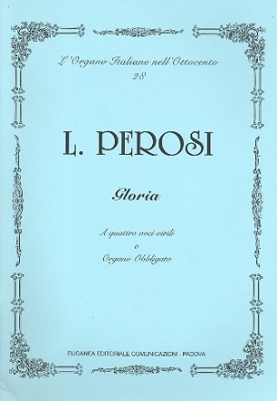 Gloria a 4 voci virili e organo obbligato partitura