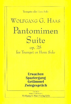 Pantomimen Suite op.25 fr Trompete (Horn)