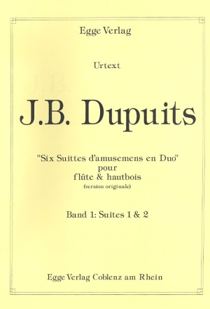 6 Suites  vol.1 (1+2) pour flute et hautbois partition